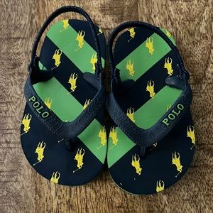 Size 3 infant polo sandals